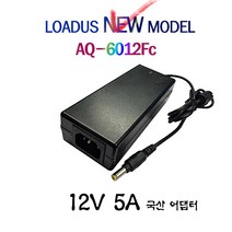 12V 5A 60W RAON 320EDGE Silm모니터 호환 국산 어댑터, 1개, 어댑터만
