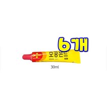 댕이몰 O공본드 노란본드 접착제 공업용 다용도 합성고무 접착제 30ml, 6개
