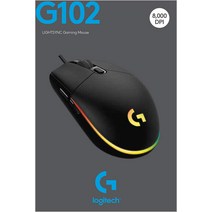 허브몰 로지텍 G102 Prodigy 유선 광마우스 블랙, 기본