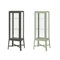 IKEA 이케아 FABRIKOR 유리도어 장식장, 베이지