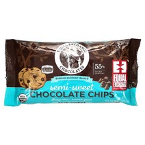 Equal Exchange Organic Chocolate Chips Semi-Sweet 55% Cacao 10 oz (283.5 g), One Color, One Size