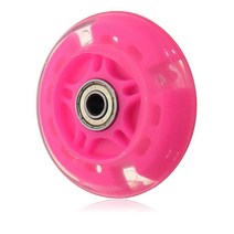 전동킥보드 후미등 브레이크등2020 뜨거운 80mm led 플래시 휠 미니 또는 맥시 마이크로 스쿠터 깜박이 불, 핑크-80mm, 협력사