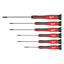 Milwaukee 48 22 2610 Precision torx 스크루 드라이버 6피스 세트.밀워키