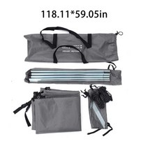 행사용 접이식 포장마차 천막 자바라 텐트 car 보호소 그늘 캠핑 사이드 car Roof top tent awning 방수 uv 휴대용 캠핑 자동차 옥상 레인 캐노피, 협력사, d 300x150cm
