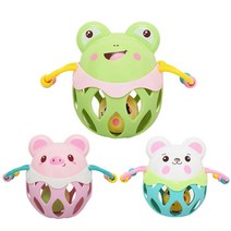 신생아 국민 장난감 딸랑이공 육아용품 아기 완구, 개구리