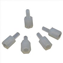 100pcs Nylon Hex Standoff Spacer Replacement M2 Female to Male 5mm+6mm, 1
