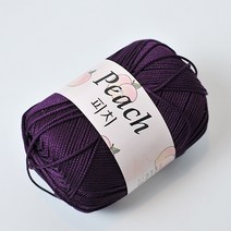 피치(80g) 여름 가방 소품 코바늘 뜨기, 124, 1개