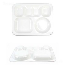 단체급식 성인용 PC재질 37.5x29cm 식판 4찬 24호 342996EA * HONI, 본상품선택, 본상품선택