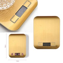 전자 계량 저울 스테인레스 주방 가정용 골드1kg, 메탈골드1kg