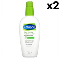 Cetaphil Daily Oil-Free Hydrating Lotion 세타필 데일리 오일 프리 하이드레이션 로션 88ml 2팩, 1개