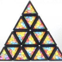 ForU837 피라미드 보로노이 빛상자 행사용 6인용 세트 과학실험 과학놀이, 1개