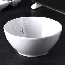 백청아 멜라민 샤링 면기 3호 우동 라면 국수 우동기 라면기 짜장면 짬뽕 그릇