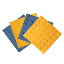 시각장애인 점자블록 미끄럼 방지 보도블록 병원 지하철 마트, (솔리드)블랙바30cm30cm