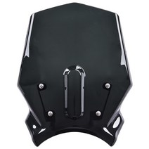 혼다 CB1000R CB650R 윈드 스크린 에어 플로우 디플렉터 CB 1000R 650R 실드 플라이스크린 플라이 쉴드 2018 2019, Black