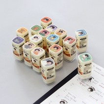 인디고 자문자답 일상 스탬프 다이어리꾸미기(다꾸 잉크 내장 만년스탬프), 14 목표달성