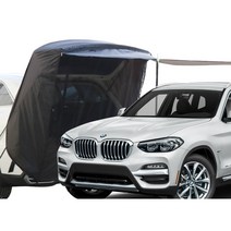 잇템 BMW X1 X3 X4 X5 X6 3GT 4GT 5GT 6GT IX3 차박텐트 차박 도킹 차량용 쉘터 차박용 꼬리 트렁크 카 텐트, 폴대형, 라이트그레이, 우레탄창 유(O)