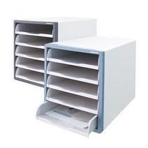 카파맥스 오픈형 서류함 5단, 진회색_$LQP