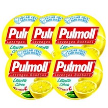 펄몰 무설탕사탕 슈가프리 캔디 간식 레몬맛, 45g, 5개