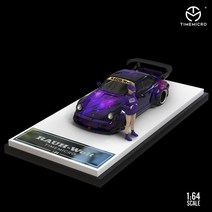 모형자동차 다이캐스트 1:64 포르쉐 RWB 964 & 롤스 로이스 컬리넌 스타 퍼플 합금 모델 카 다이캐스, 04 RWB 964 With box 1