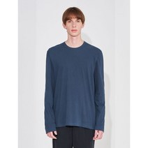 James Perse Men L/S Crew - Blue