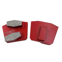 휘니샤 금속 본드 콘크리트 다이아몬드 그라인딩 절단 디스크 스크레이퍼 신발 퍽 도구 9 개 Klindex 바닥 그라인더 확장기 750, 8.grit 6 - hard bond