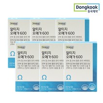 동국제약 알티지 오메가 600 1 010mg x 30캡슐 6박스 6개월, 단품, 단품