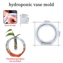 이태리 화병 세라믹 도자기 꽃병 인테리어신제품 원형 꽃병 베이스 에폭시 실리콘 몰드 수지 홈 데코레이, 10 07