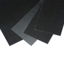 탄소 섬유 시트 광택 플레이트 두께 0.3mm 0.5mm 1mm, [01] 100x250x0.3mm