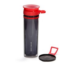 WOW GEAR 360 이중 벽 트라이탄 물병 핑크 591 ml / 600, RED