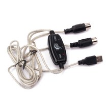 PC에서 음악 키보드 코드 USB 16 인치 미디 채널 인터페이스 케이블