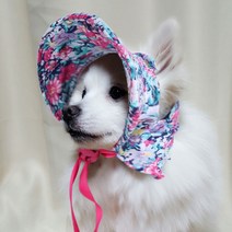 PETCA 반려동물 플라워 강아지 고양이 썬캡 모자, C