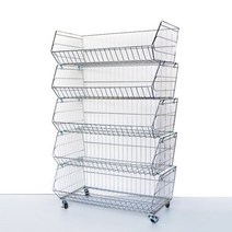 매대인 점볼박스 진열대 HS-500/HS-500-1~HS-500-4, 05.뉴점볼박스(900)/1단/바퀴있음