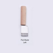 우드카빙 목공예 조각칼 wuta 전문 가죽 절단 칼 diy 칼 샤프 스카이빙 도구 고속 강철 블레이드 오른손왼손잡이, 플랫 블레이드-왼쪽
