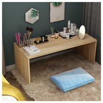 나무 원목 좌식화장대 수납 심플, 조립하다., 100가로40세로40높이연한호두