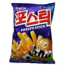 농심 포스틱 과자, 84g, 10개