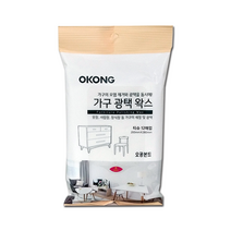 철공자닷컴 오공 가구 광택 왁스 티슈 원목 식탁 테이블 옷장 서랍장 장식장 코팅 관리 오염 제거, 포장형 7개입 EA