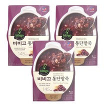 죽 아침식사 간편식품 즉석죽 즉석식품 x 소공자 한끼식사 간편식 든든한 통단팥죽 3개 CJ 즉석조리 280g 간편조리 비비고 W88AEEA 1 간편/대용식 섭취방법:, 본상품선택