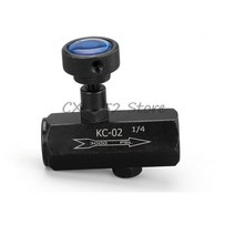 1Pc KC-02/03/04 육각 강철 유압 스로틀 밸브 유량 제어, 03 KC-03