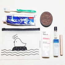 여행용 휴대용 지퍼백 PVC 지퍼백 투명 반투명 파우치, 14X20.5 지퍼백