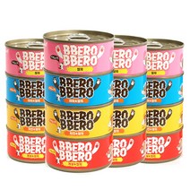 빼로빼로 고양이캔 콤보 80g 24개입(4종 X 6개씩) 고양이간식