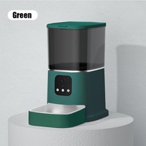 펫 드라이기 드라이룸 가정용 반려동물 털 살균소독 6L 비디오 카메라 피더 타이밍 스마트 자동 애완 동물, 03 Green_02 APP Pet Feeder