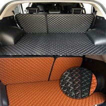 차박매트 맥스크루즈 트렁크 정재함 차박 매트, 블랙원단 블루스티치