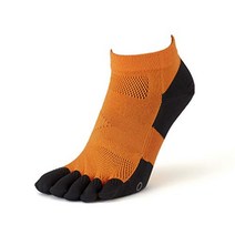 타비오 발가락 축구양말 레이싱 러닝 프로토 발목 스포츠양말, Orange