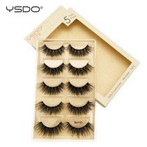 공연용속눈썹 착붙 아이돌 자석 자연스러운 인조 속눈썹 펌키트 ysdo 5 쌍, 속눈썹, 5쌍-g501