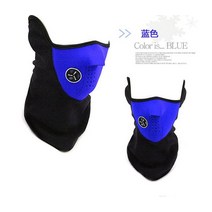 오토바이 헬멧 발라클라바 마스크 남성용 제트 오프로드 모토크로스 고글 레드 불 레이싱, 02 파란