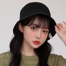 팸드님 패치 벙거지 남녀공용 버킷햇