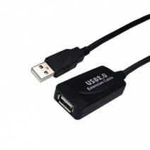 USB2.0 연장 암숫 리피터 케이블 무전원 신호증폭기 원거리 연장 마우스 키보드 프린터 복합기 5m 10m 15m 20m