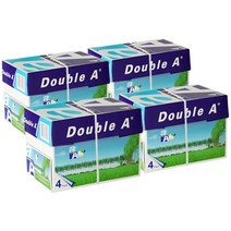 [더블에이] A4 복사용지(A4용지) 80g 2000매 4BOX, 8000매
