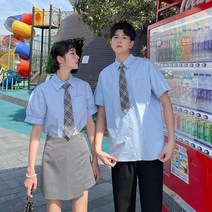 2022 새로운 대학 스타일의 클래스 옷 커플 여름 옷 레트로 클래스 옷 정장 학생 정장 교복 사진 졸업