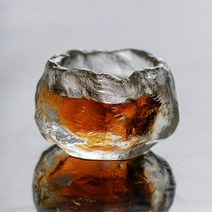 일본 얼음 사케 잔 코스터 조각 장인 니혼슈 일식, 1 우미